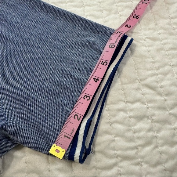 Original Penguin Dual Striped Navy Tipped Polo Short Sleeve with White Accents - Picture 11 of 13